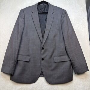 J Crew Thompson Gray Wool Suit 46R Tapered 2 Button Mens 38x32